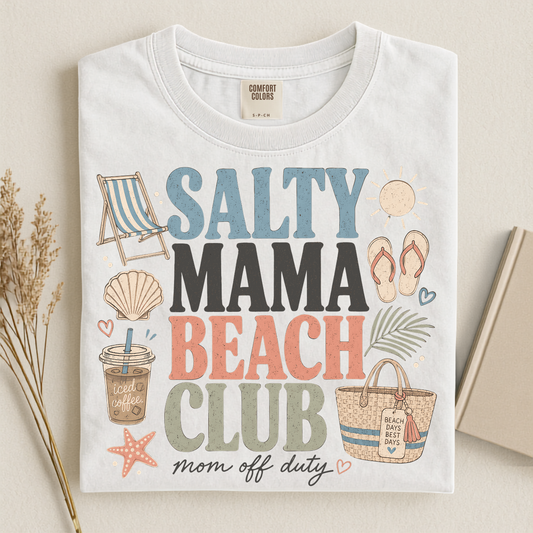 Salty Mama Beach Club Graphic Tee