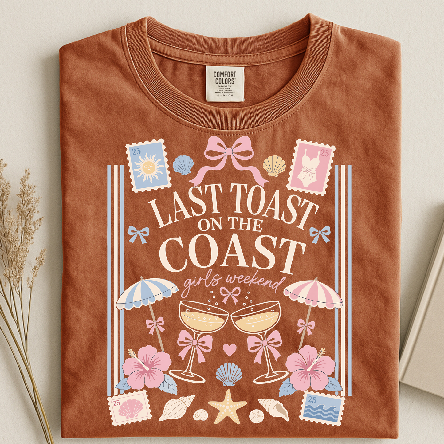Last Toast on the Coast Graphic Tee
