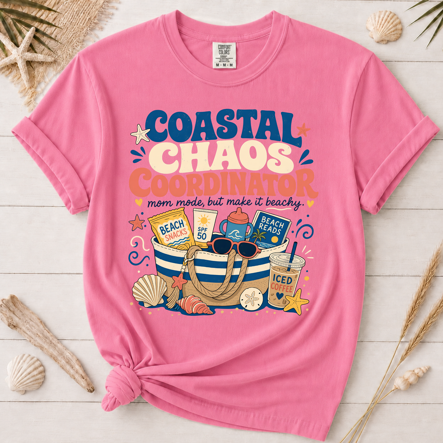 Coastal Chaos Coordinator Mom Graphic Tee