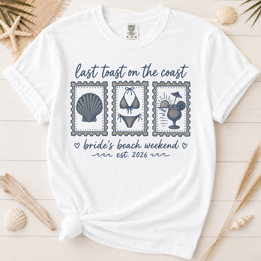 Last Toast on the Coast Graphic Tee