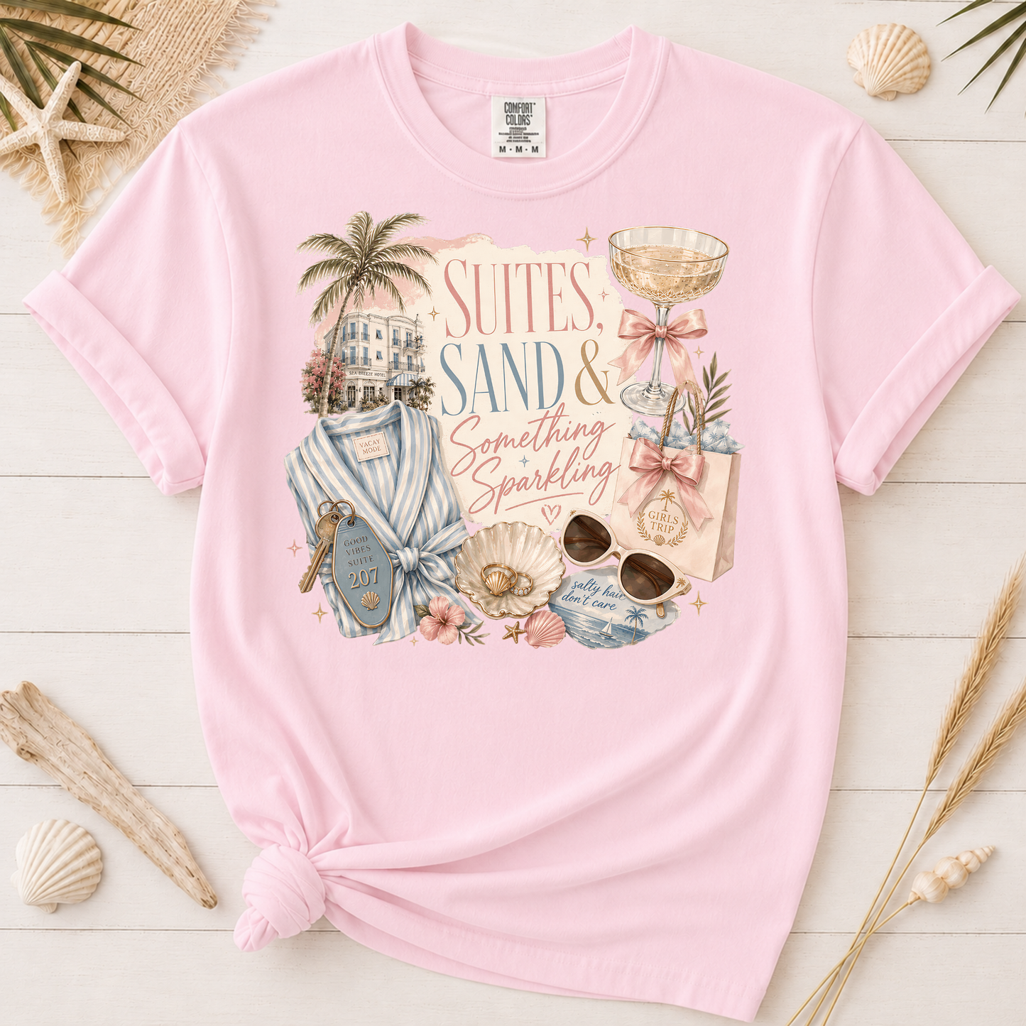 Suites, Sand & Something Sparkling Graphic Tee