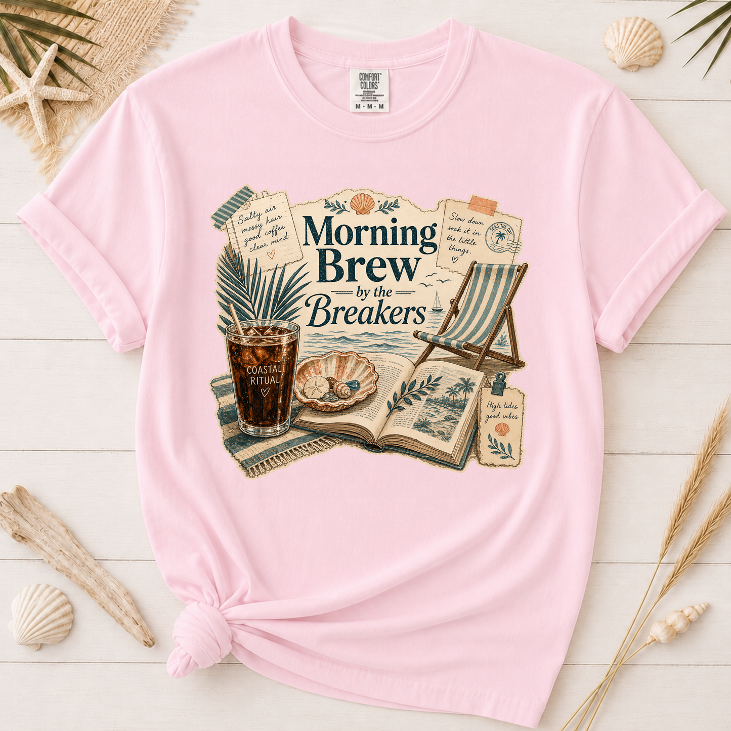 Morning Brew by the Breakers Graphic Tee
