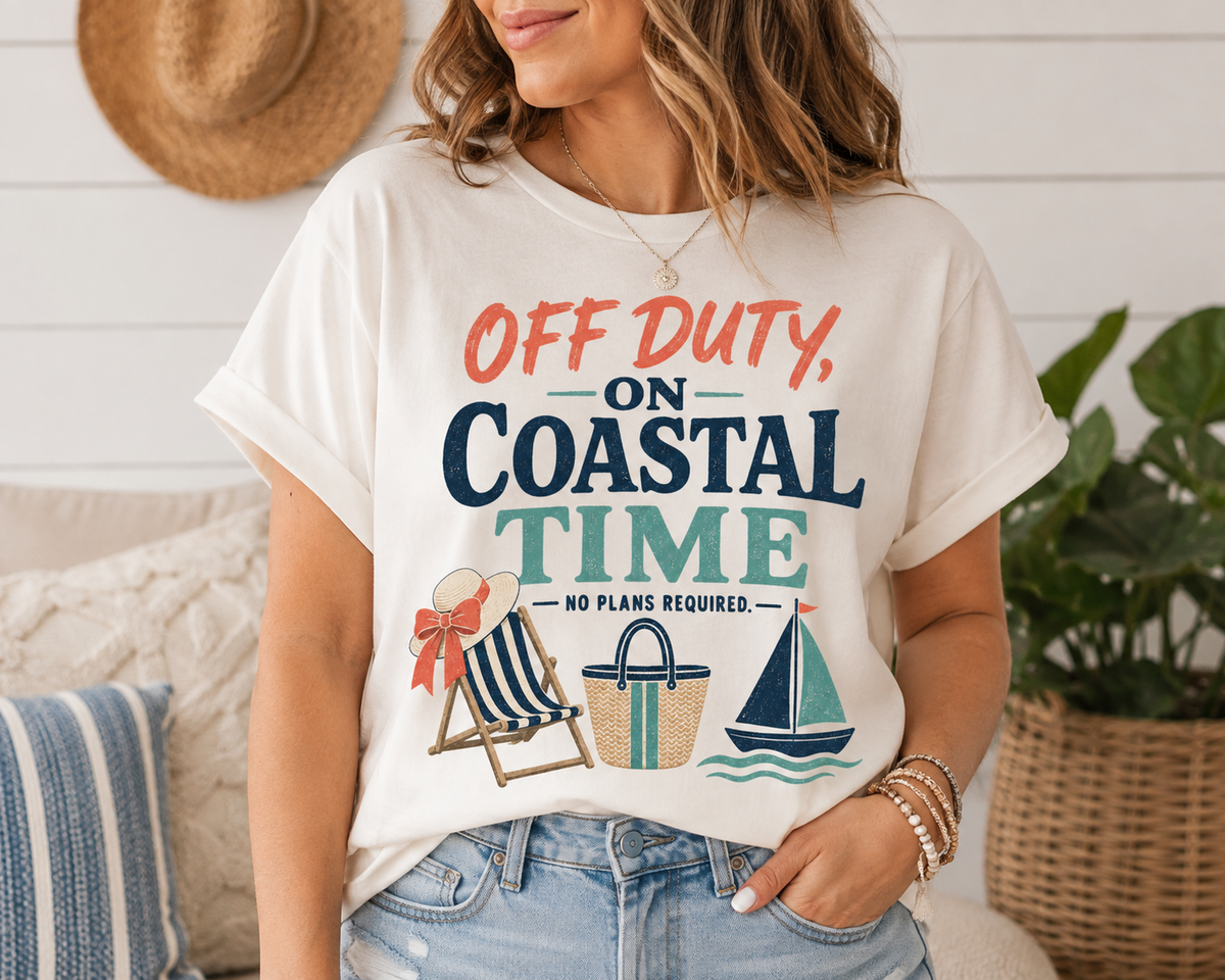 Off Duty on Coastal Time Girls’ Weekend Graphic Tee