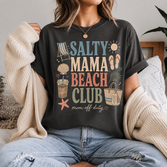 Salty Mama Beach Club Graphic Tee