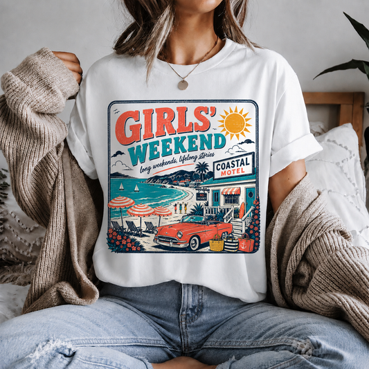 Girls Weekend Beach Trip Graphic Tee
