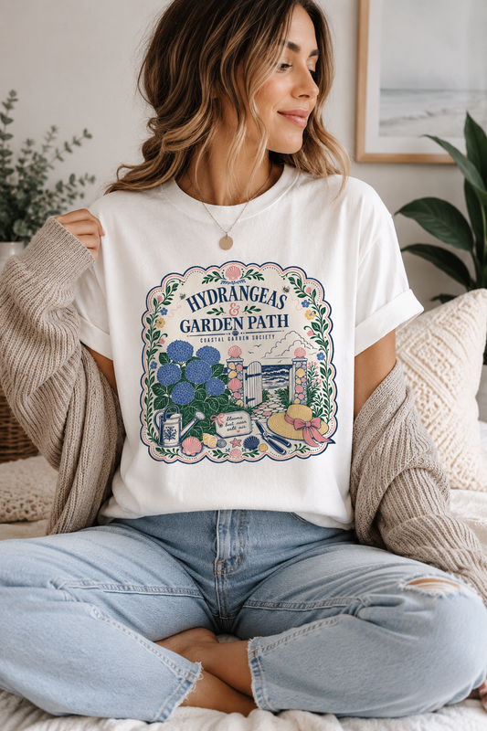 Hydrangeas & Garden Path