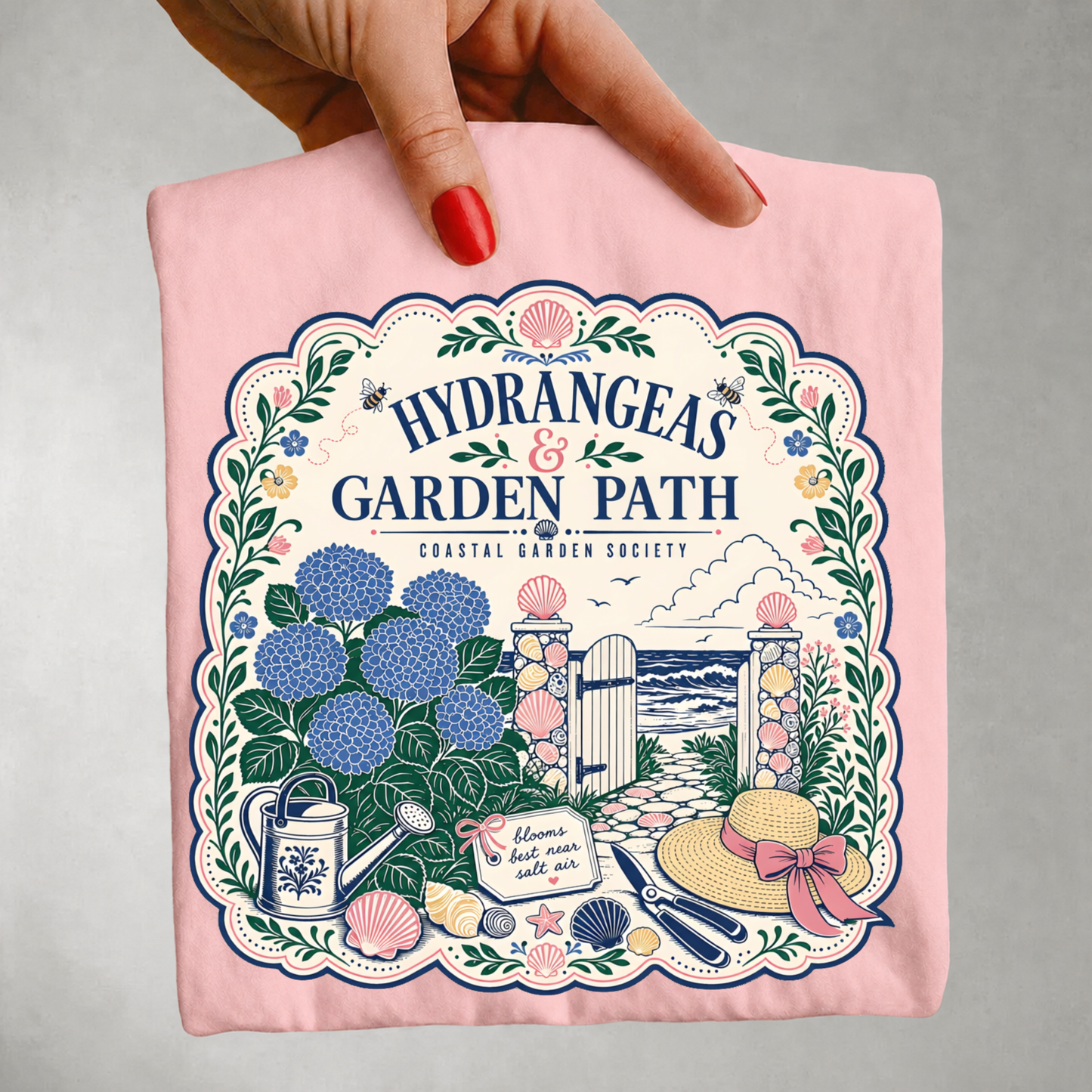 Hydrangeas & Garden Path
