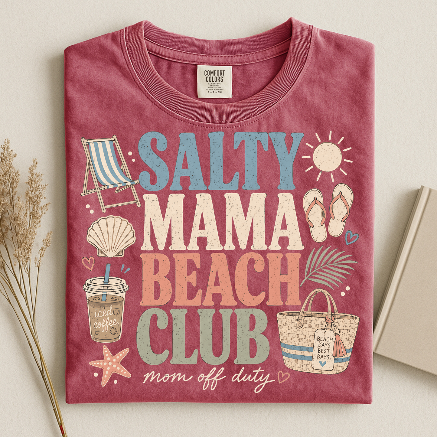 Salty Mama Beach Club Graphic Tee