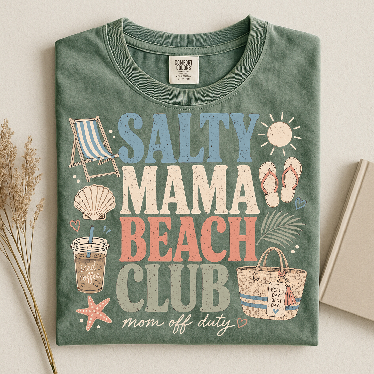 Salty Mama Beach Club Graphic Tee