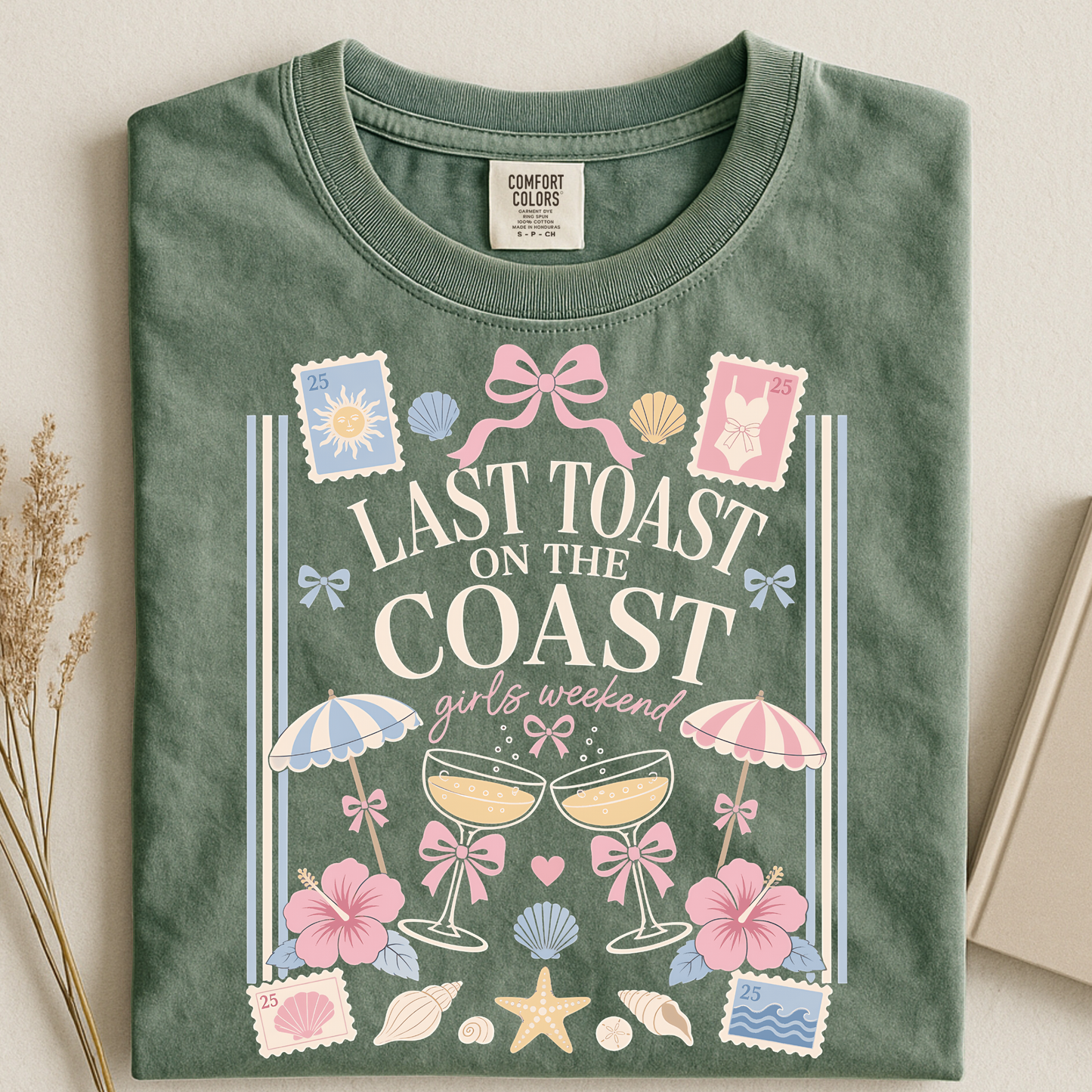 Last Toast on the Coast Graphic Tee