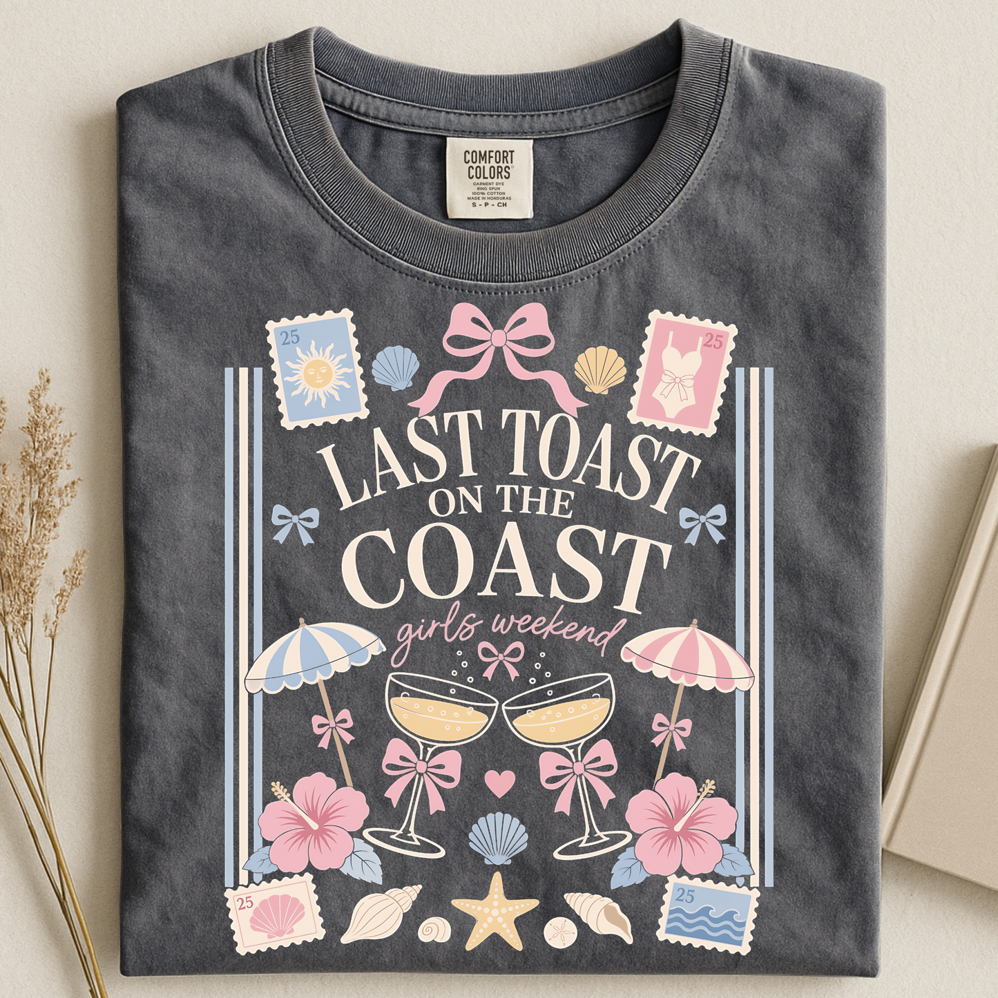 Last Toast on the Coast Graphic Tee
