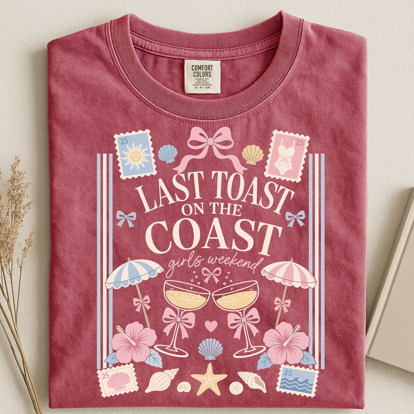 Last Toast on the Coast Graphic Tee