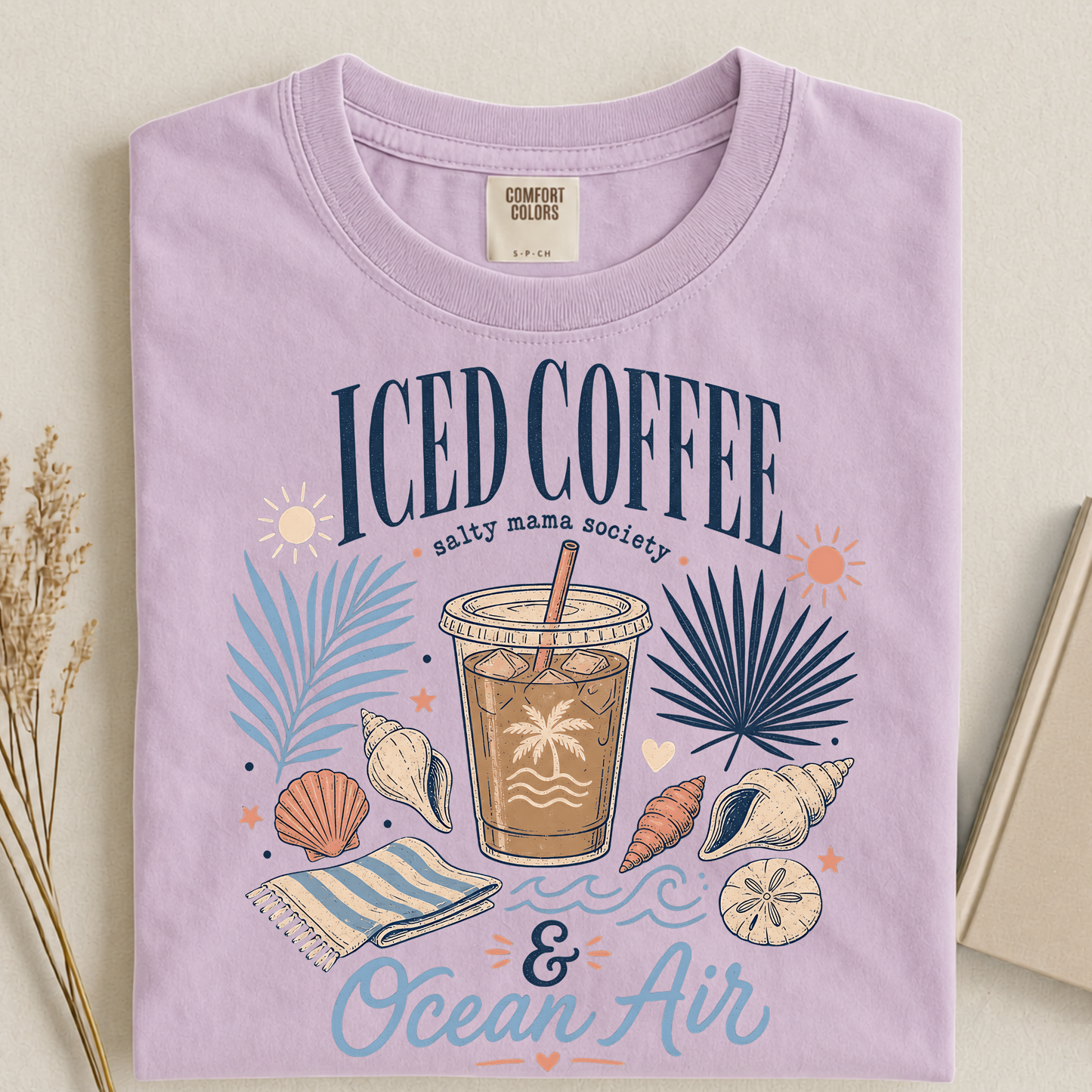 Iced Coffee & Ocean Air Graphic Tee