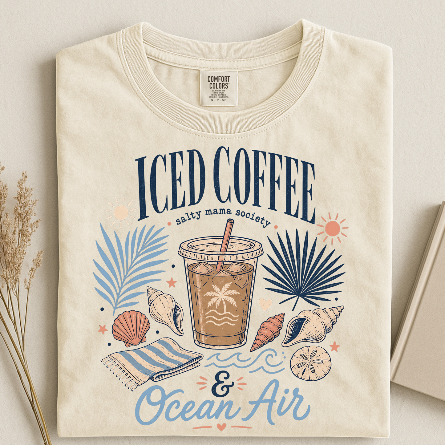 Iced Coffee & Ocean Air Graphic Tee