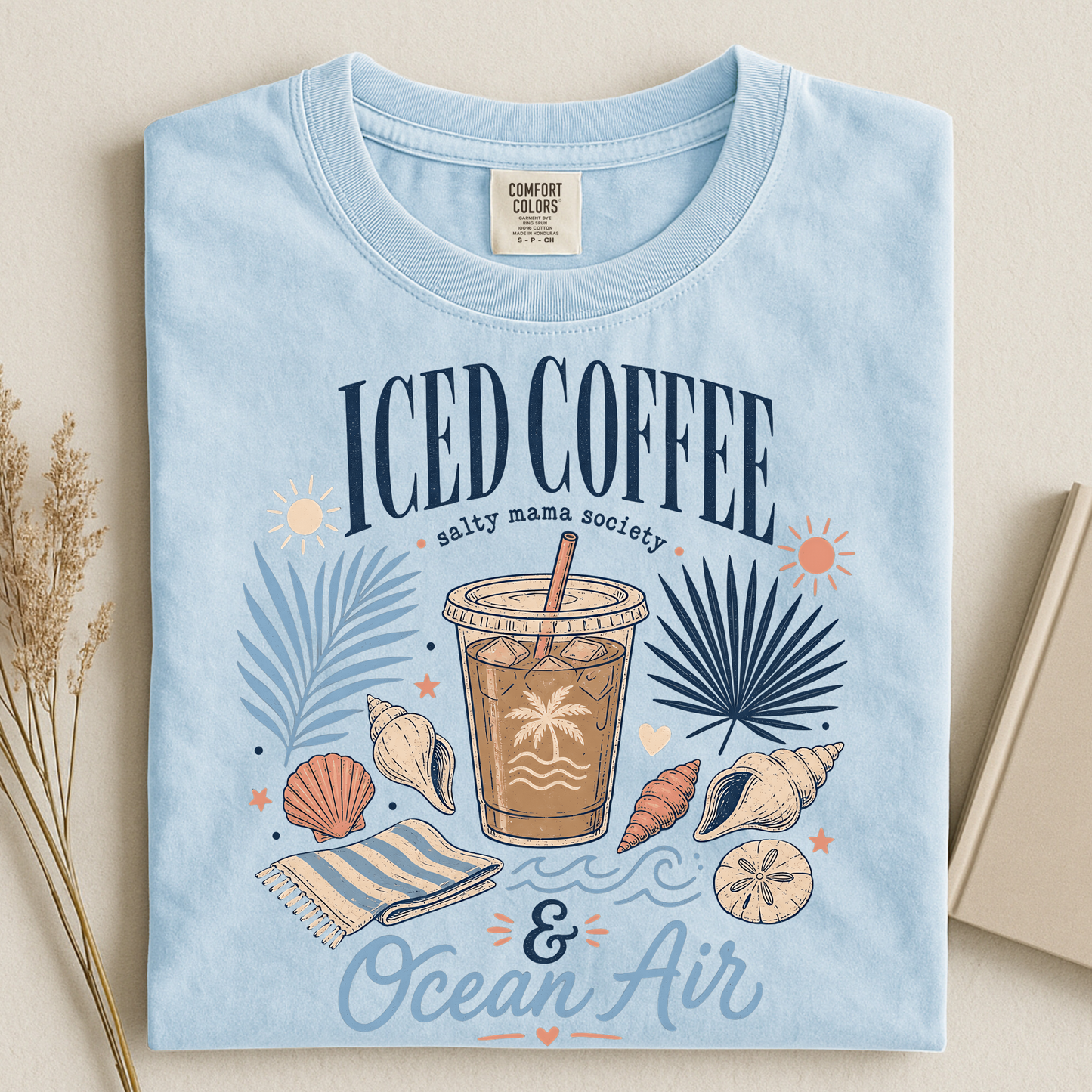 Iced Coffee & Ocean Air Graphic Tee