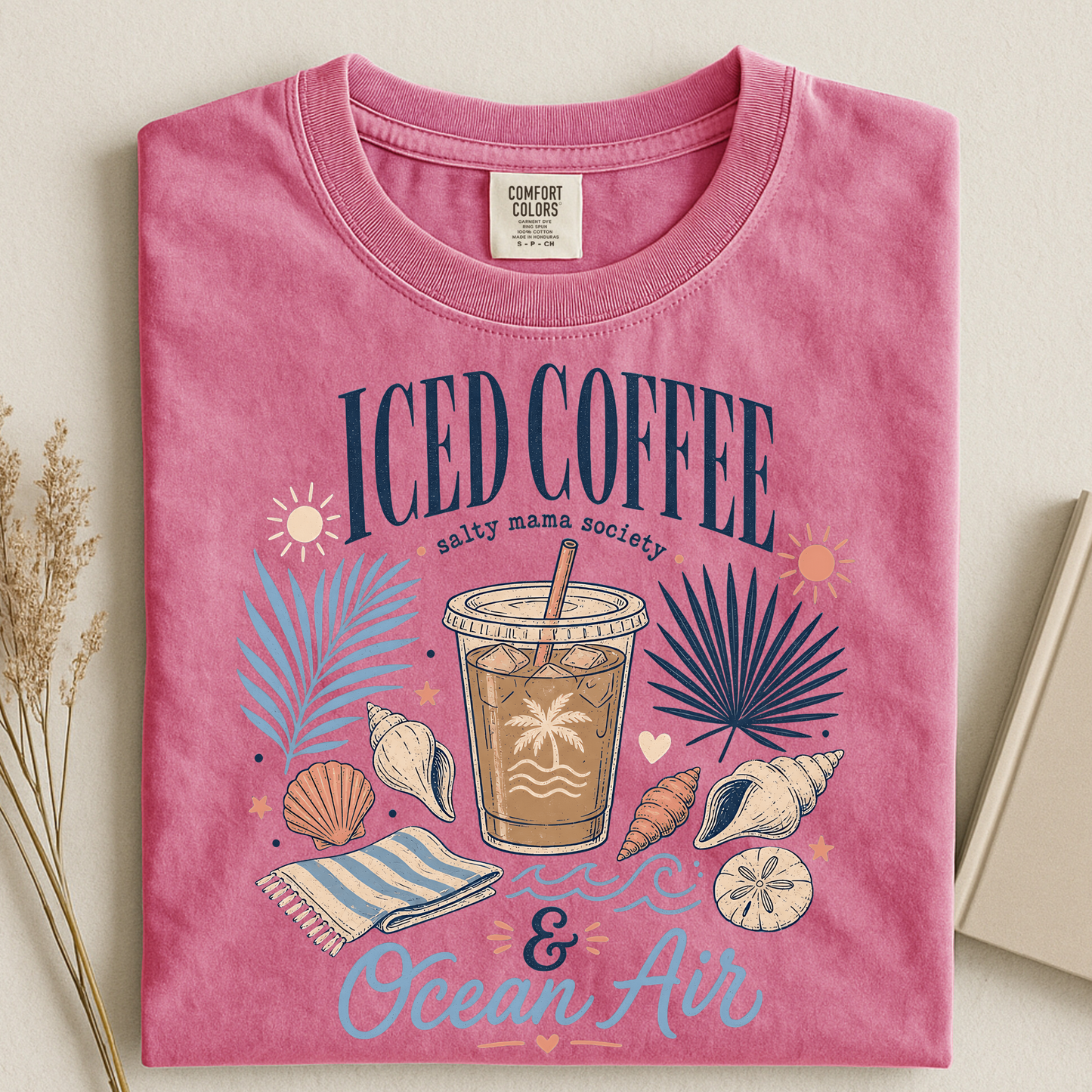 Iced Coffee & Ocean Air Graphic Tee