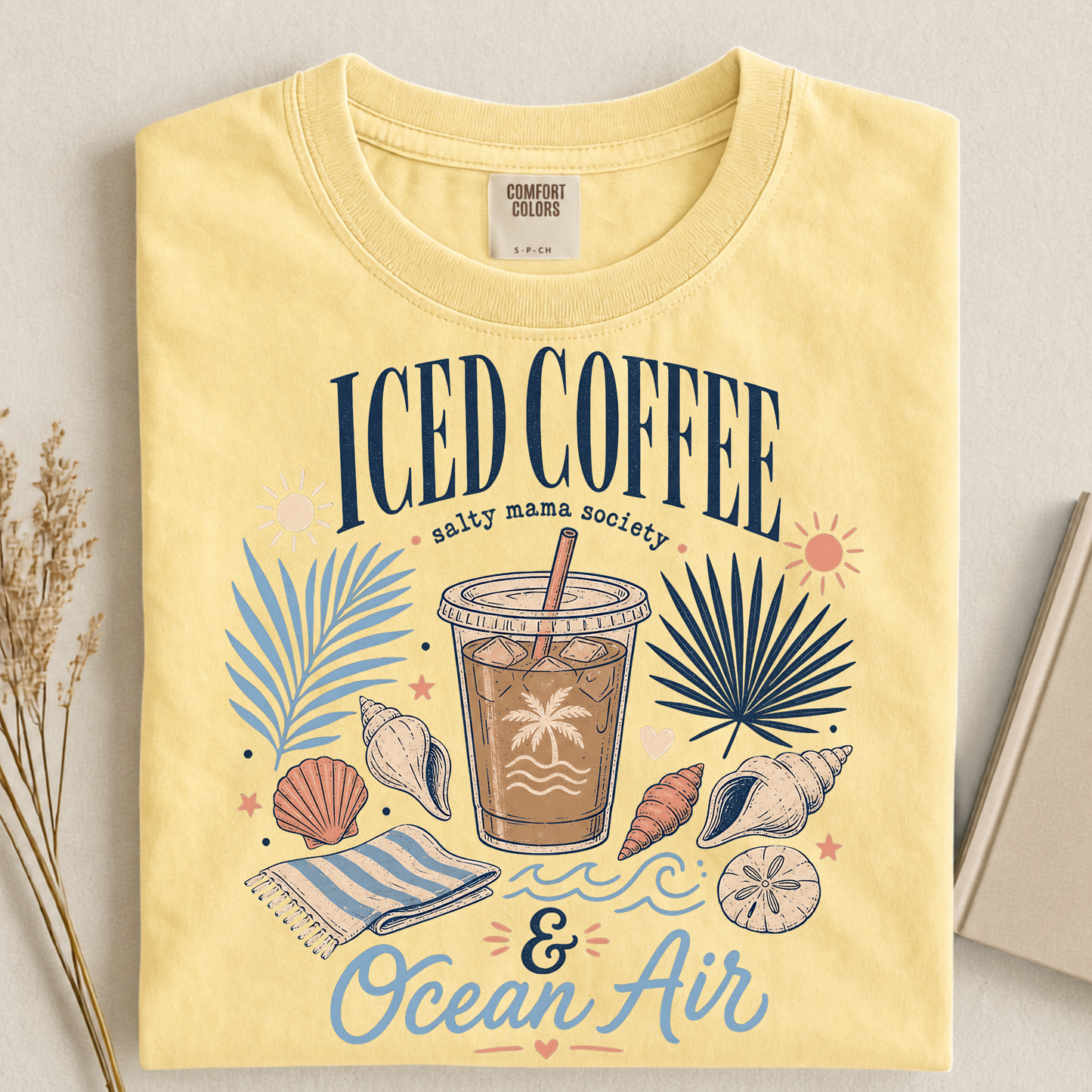 Iced Coffee & Ocean Air Graphic Tee
