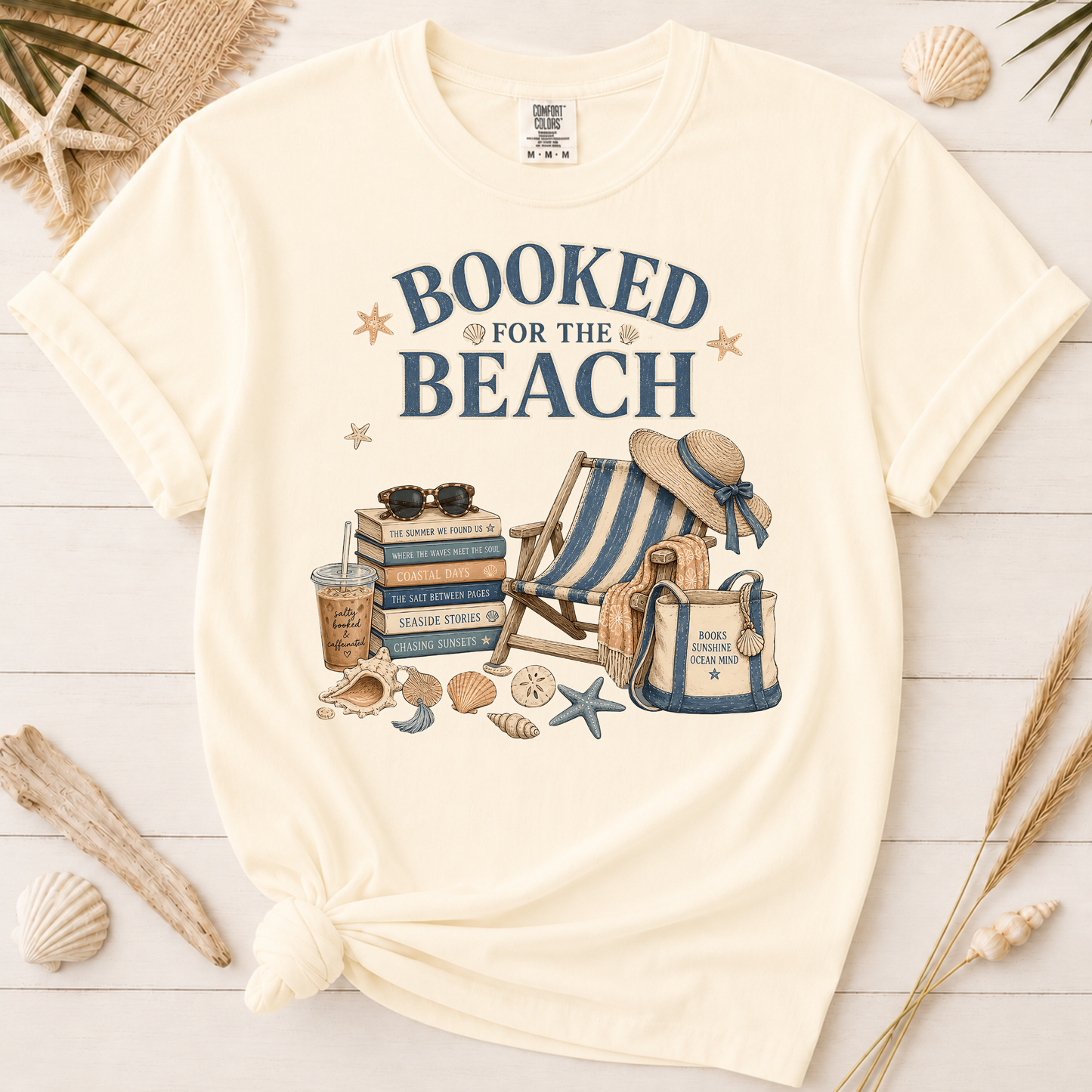 Booked for the Beach Graphic Tee