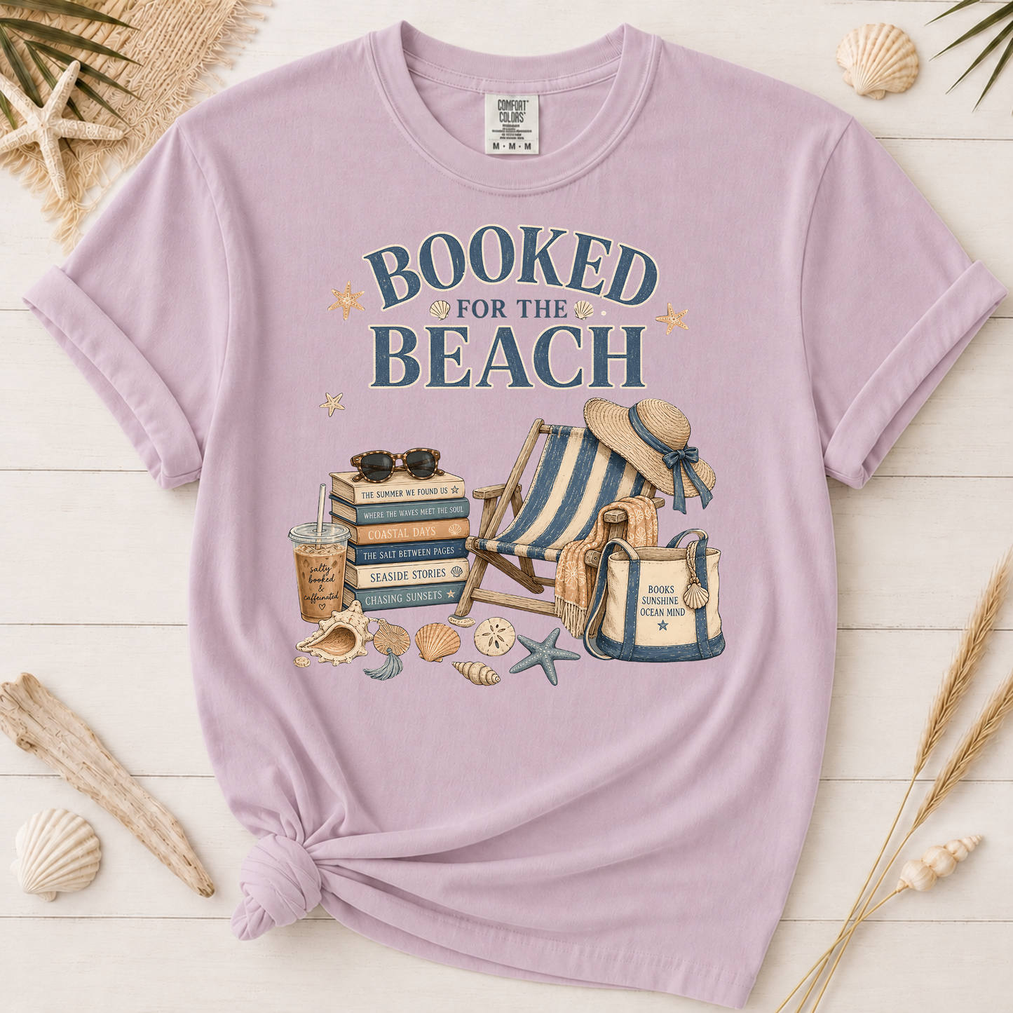 Booked for the Beach Graphic Tee