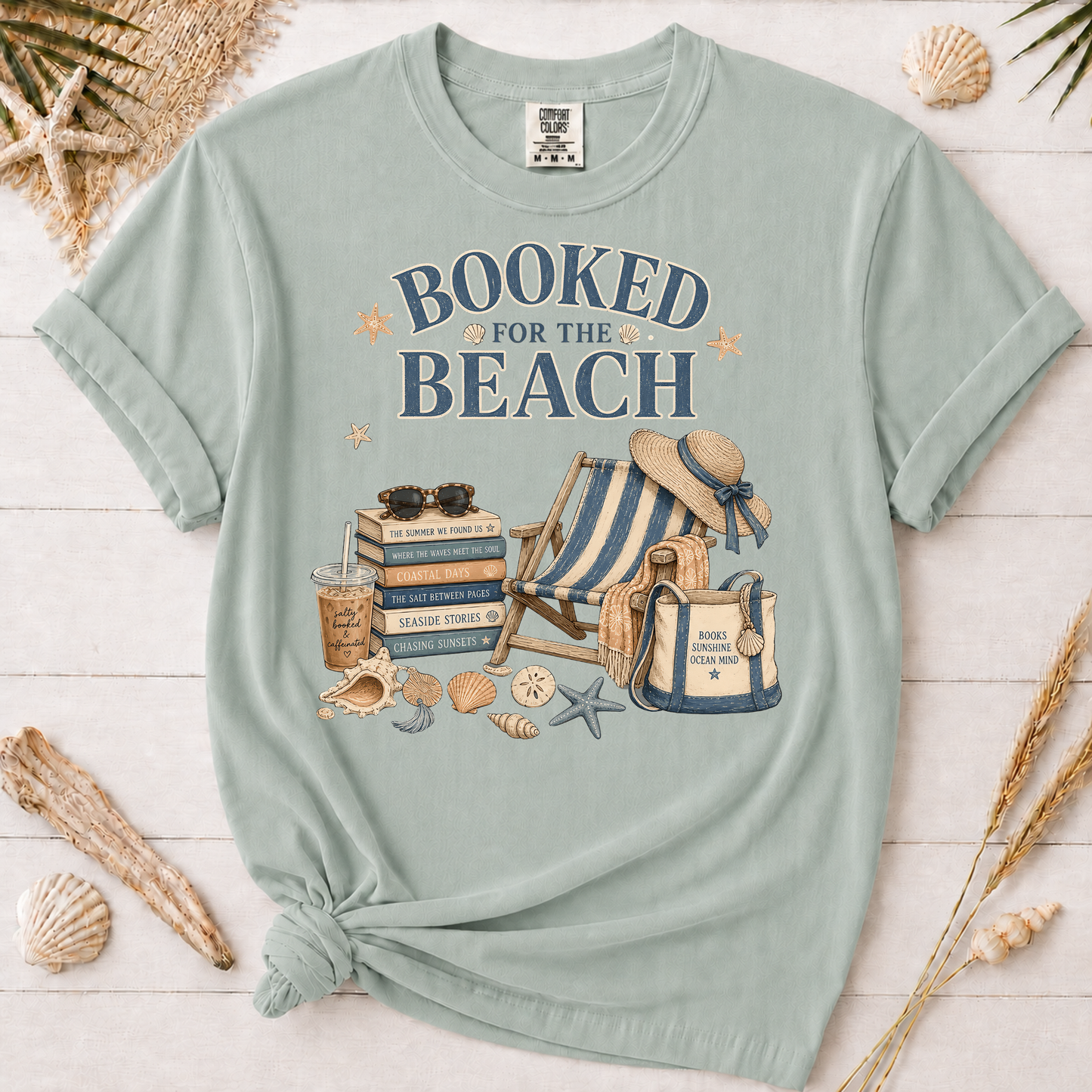 Booked for the Beach Graphic Tee