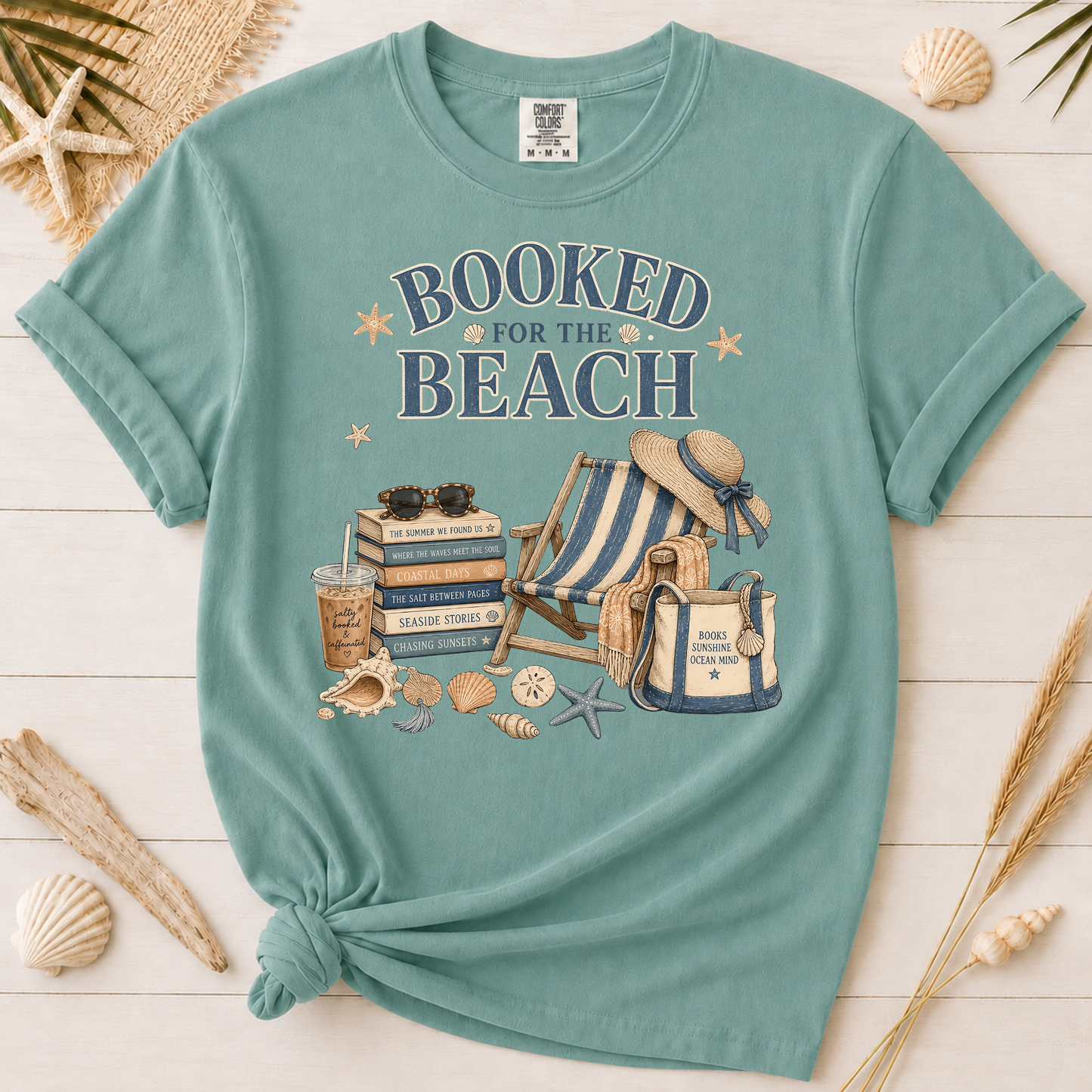 Booked for the Beach Graphic Tee