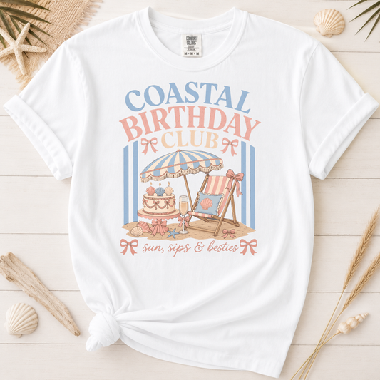 Coastal Birthday Club Graphic Tee
