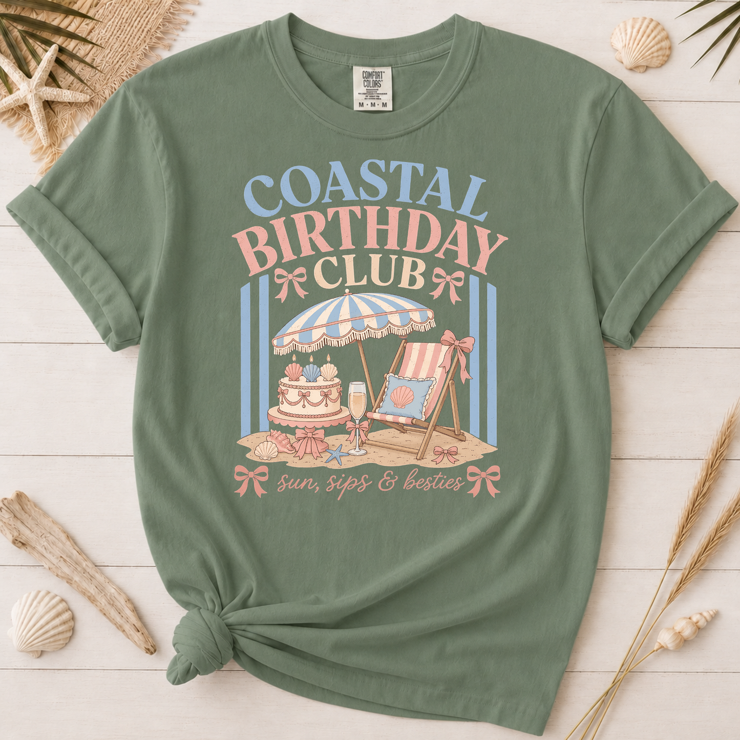 Coastal Birthday Club Graphic Tee
