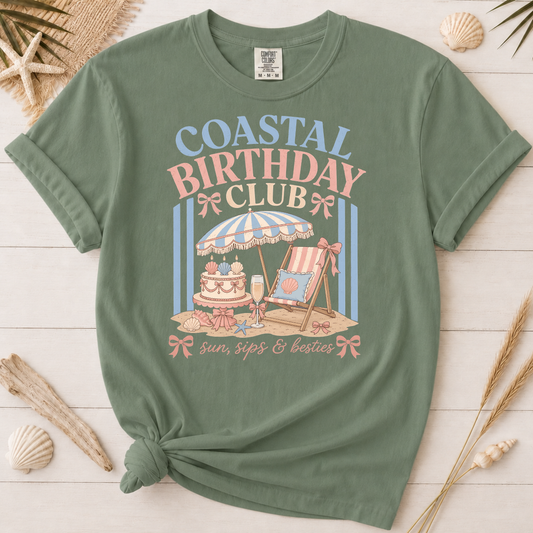 Coastal Birthday Club Graphic Tee