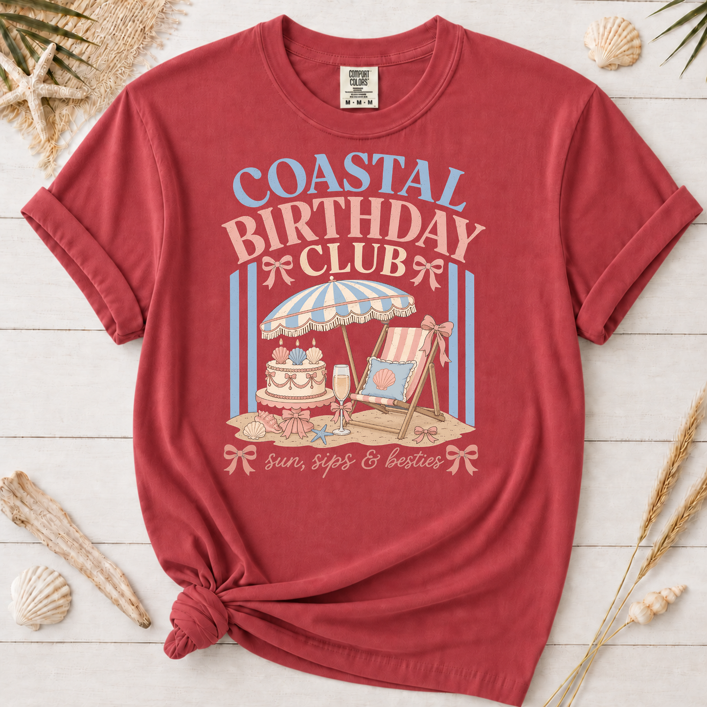 Coastal Birthday Club Graphic Tee