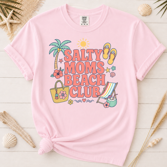 Salty Moms Beach Club Graphic Tee