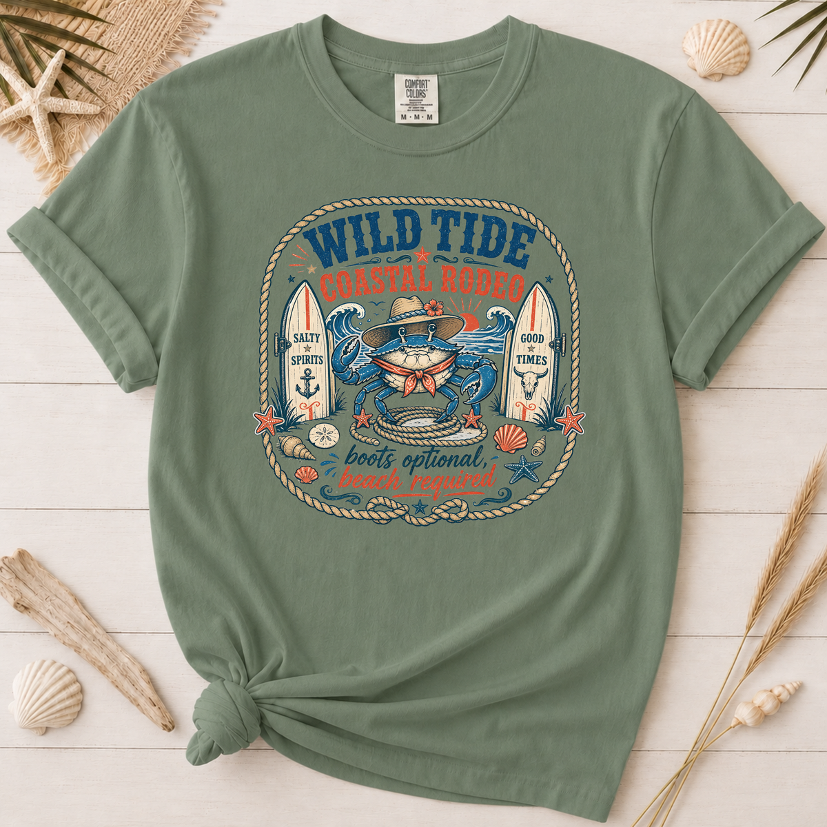Wild Tide Coastal Rodeo Graphic Tee