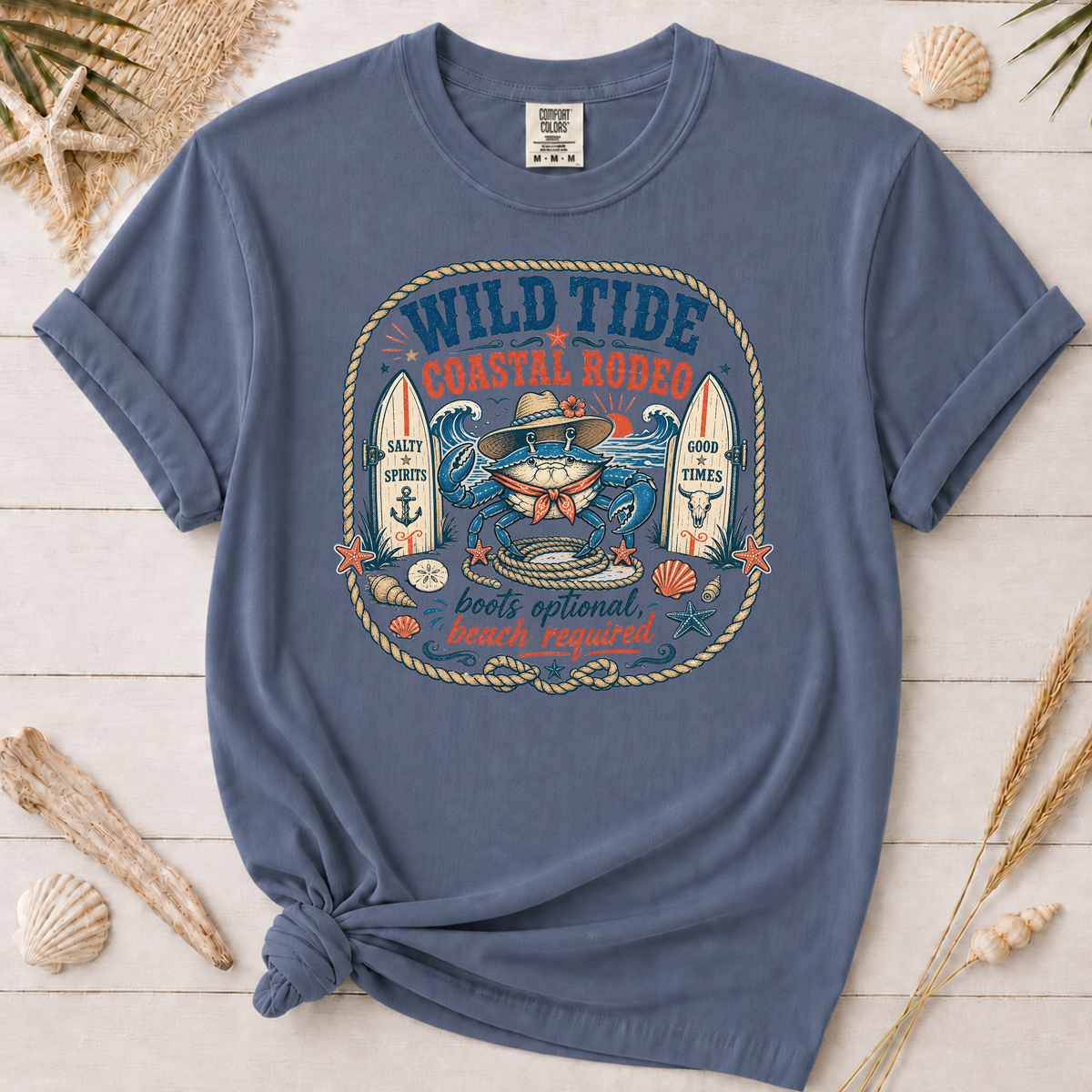 Wild Tide Coastal Rodeo Graphic Tee