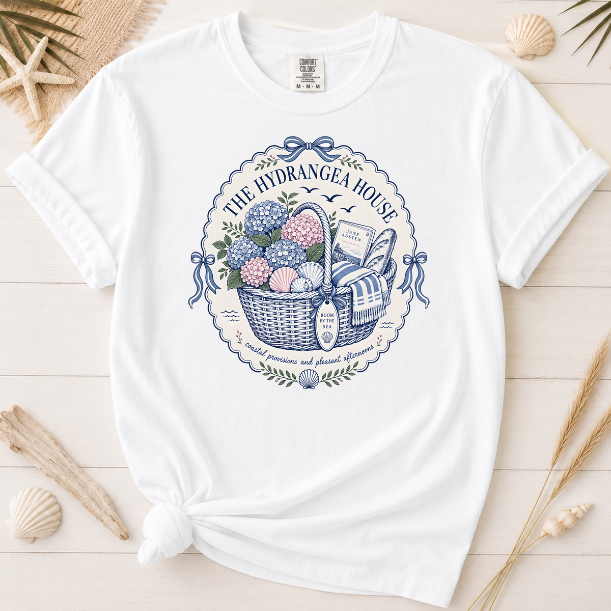The Hydrangea House Floral Graphic Tee