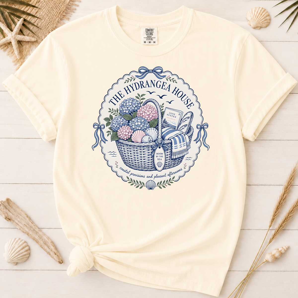 The Hydrangea House Floral Graphic Tee