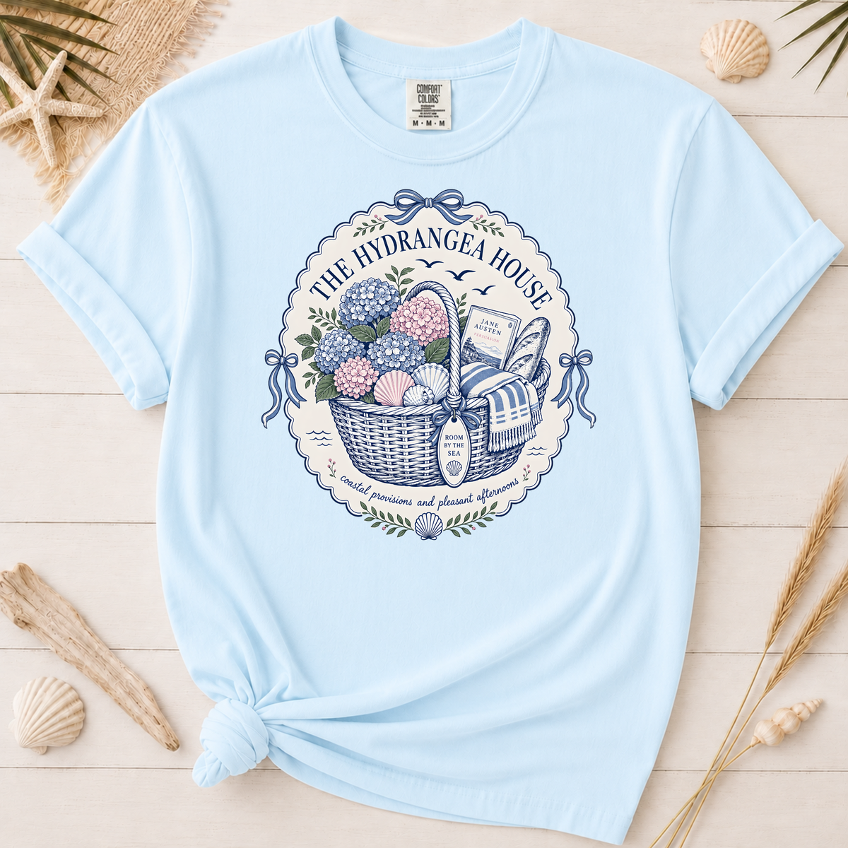 The Hydrangea House Floral Graphic Tee
