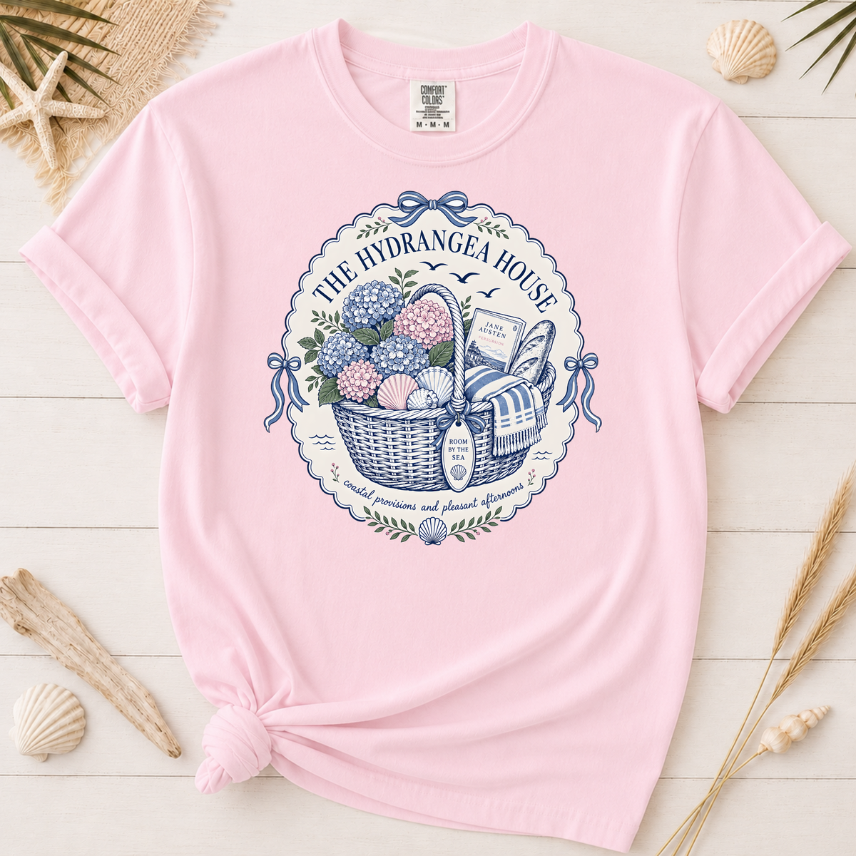 The Hydrangea House Floral Graphic Tee