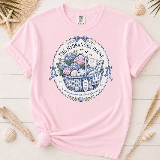The Hydrangea House Floral Graphic Tee