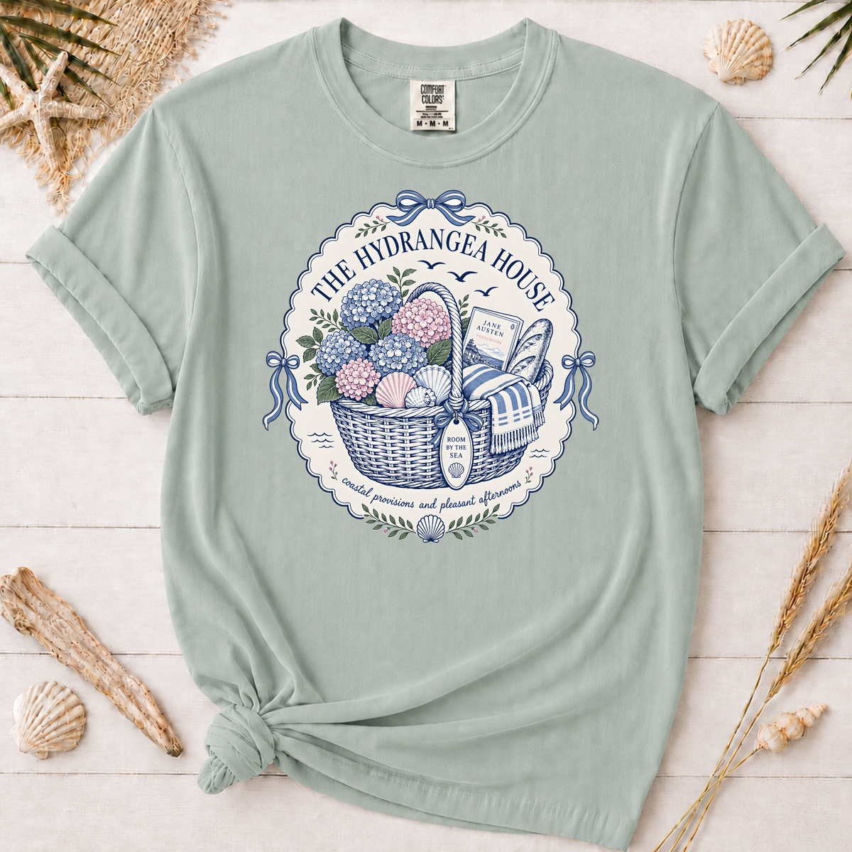 The Hydrangea House Floral Graphic Tee