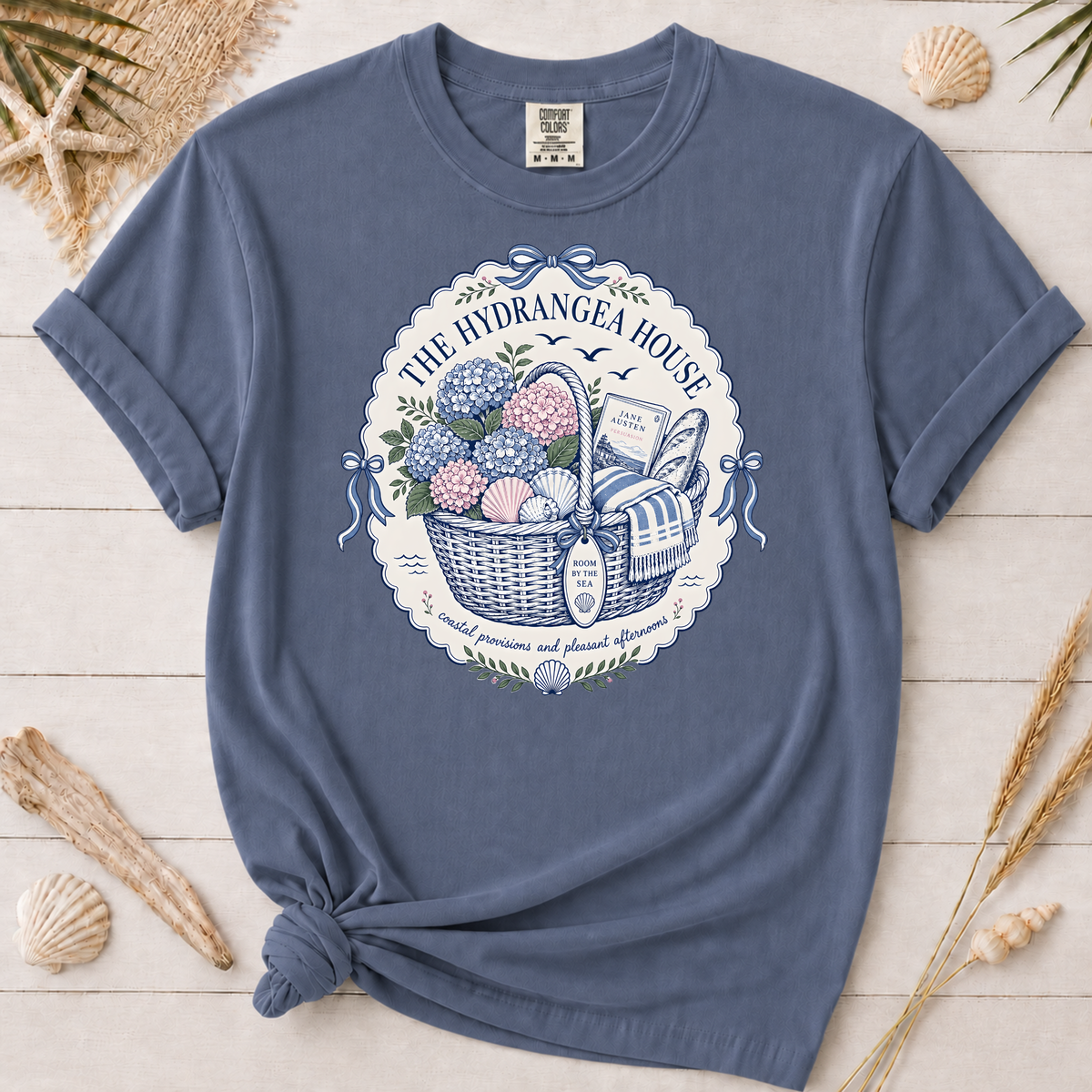 The Hydrangea House Floral Graphic Tee