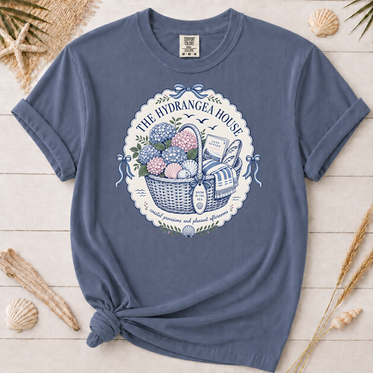 The Hydrangea House Floral Graphic Tee