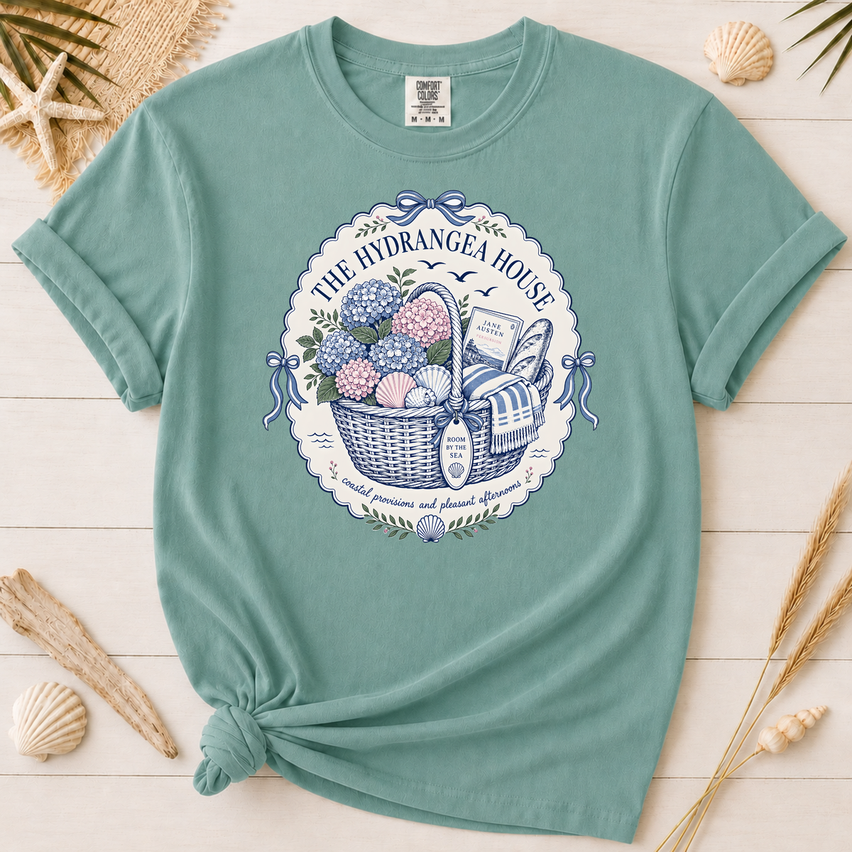 The Hydrangea House Floral Graphic Tee