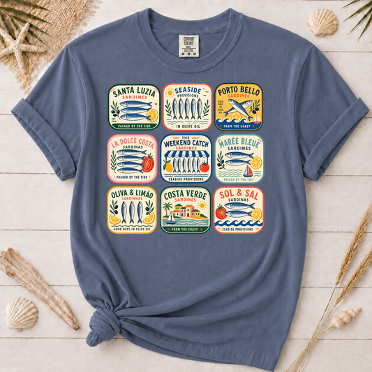Sardine Collection Vintage Coastal Graphic Tee