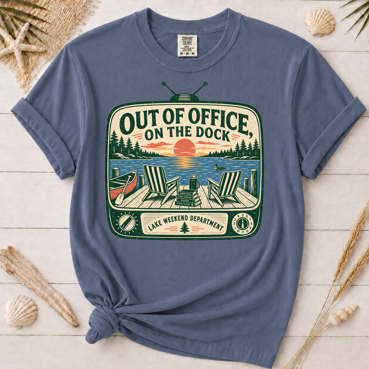 Out of Office on the Dock Graphic Tee