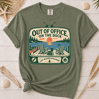 Out of Office on the Dock Graphic Tee