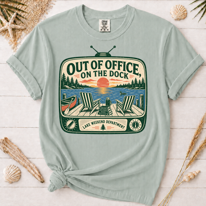 Out of Office on the Dock Graphic Tee