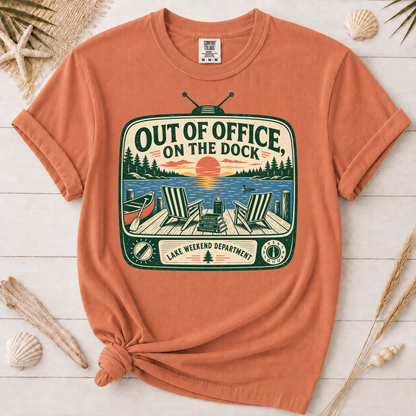 Out of Office on the Dock Graphic Tee