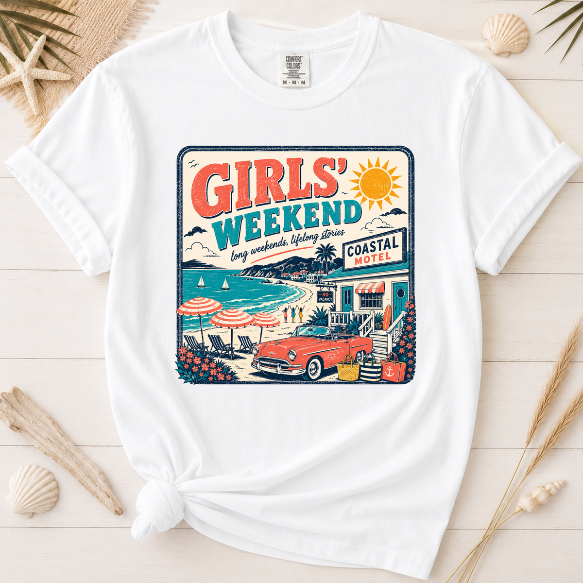 Girls Weekend Beach Trip Graphic Tee