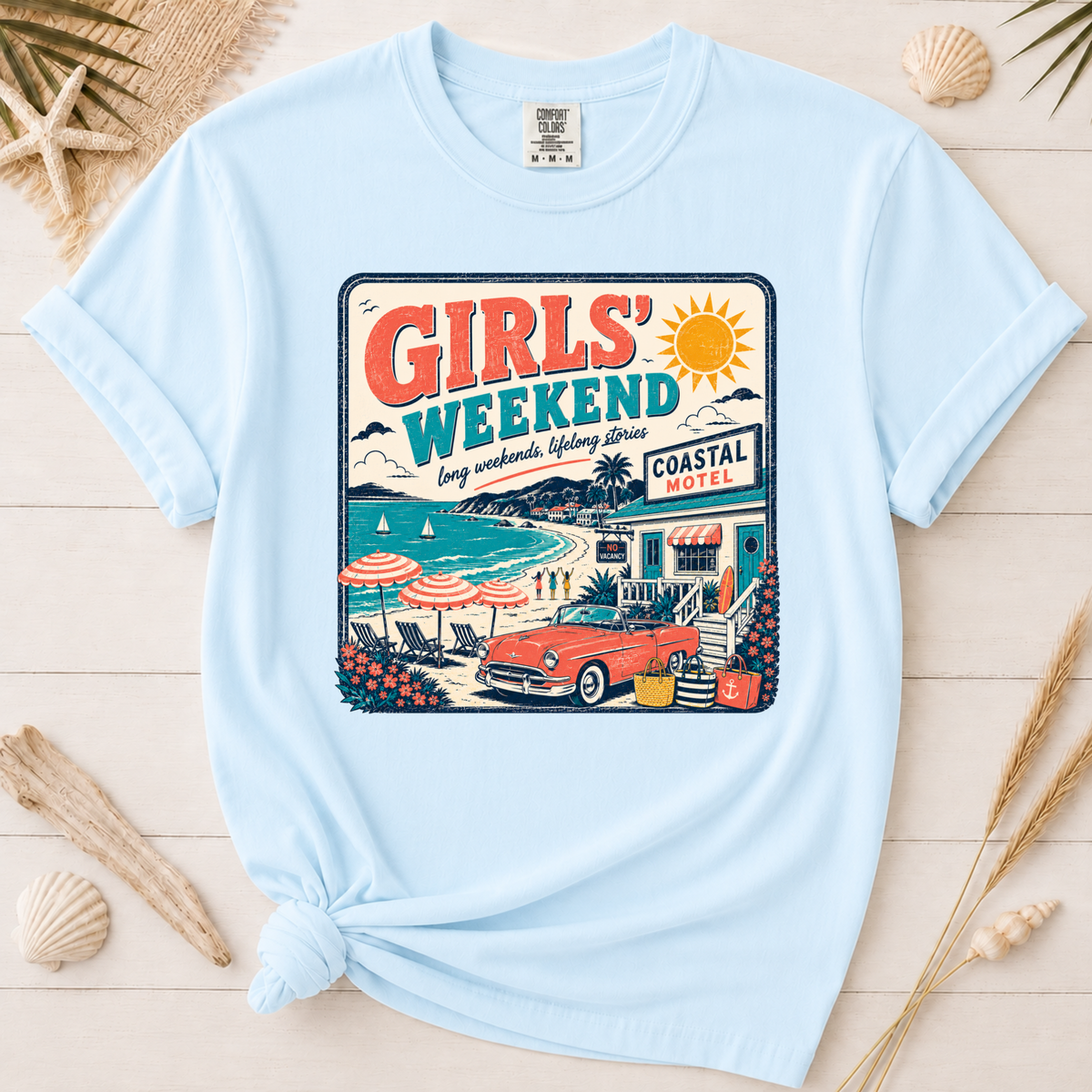 Girls Weekend Beach Trip Graphic Tee