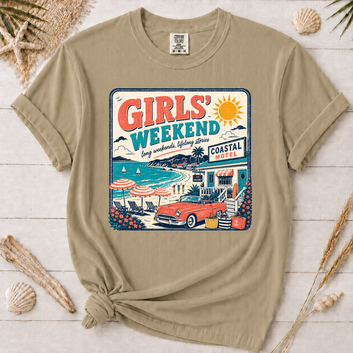 Girls Weekend Beach Trip Graphic Tee