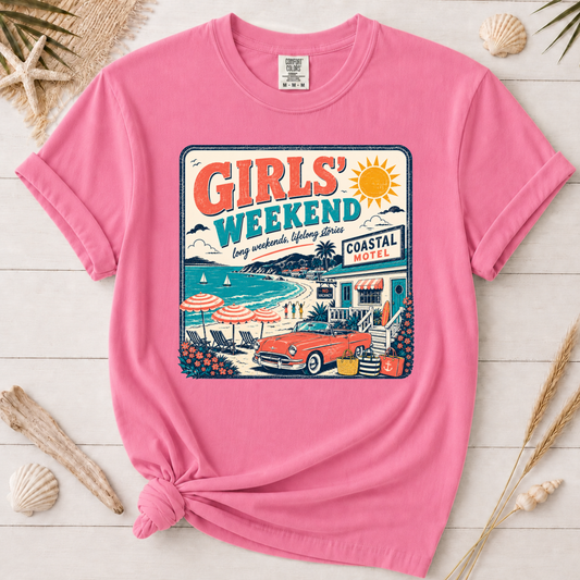 Girls Weekend Beach Trip Graphic Tee